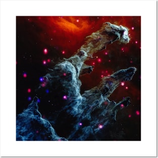 JWST Pillars of Creation Posters and Art